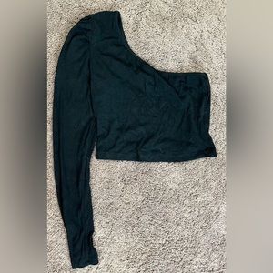 Shein One Shoulder Crop Top